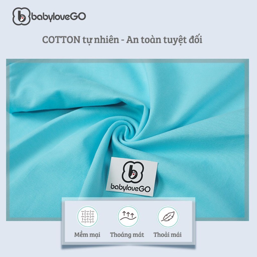 Quần đùi cho bé QT001 chất liệu cotton sợi thoáng mát co giãn size từ 8 đến 40kg BabyloveGO