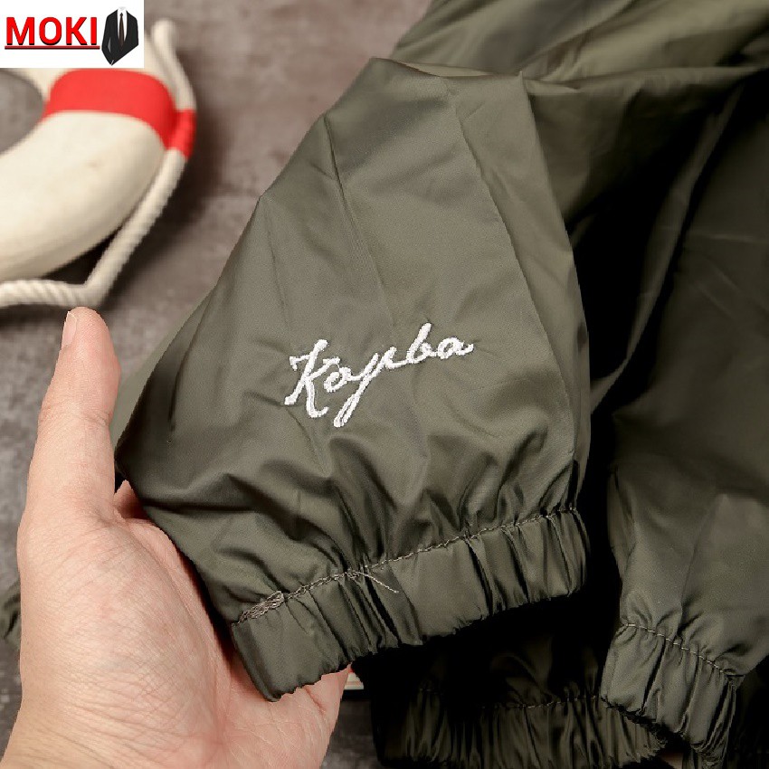 Áo khoác dù nam MOKI 2 lớp lót lưới thoáng khí siêu nhẹ, giữ nhiệt tốt, chất vải mềm chống nước nhẹ | BigBuy360 - bigbuy360.vn
