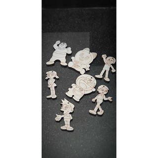 TO MÀU GỖ DORAEMON (7 NHÂN VẬT)