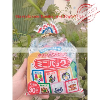 Gia vị rắc cơm Tanaka - 6 vị 30 gói x75gr