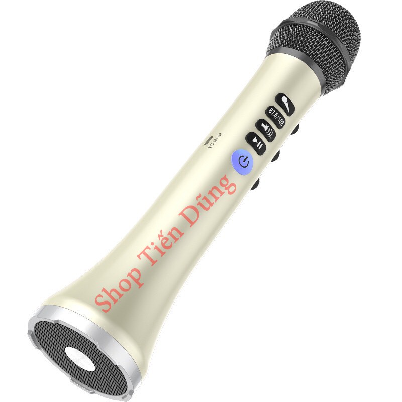 Mic Karaoke Bluetooth cao cấp thế hệ mới L-698 âm thanh tuyệt vời, công suất 15W,hỗ trợ thẻ nhớ TF ghi âm