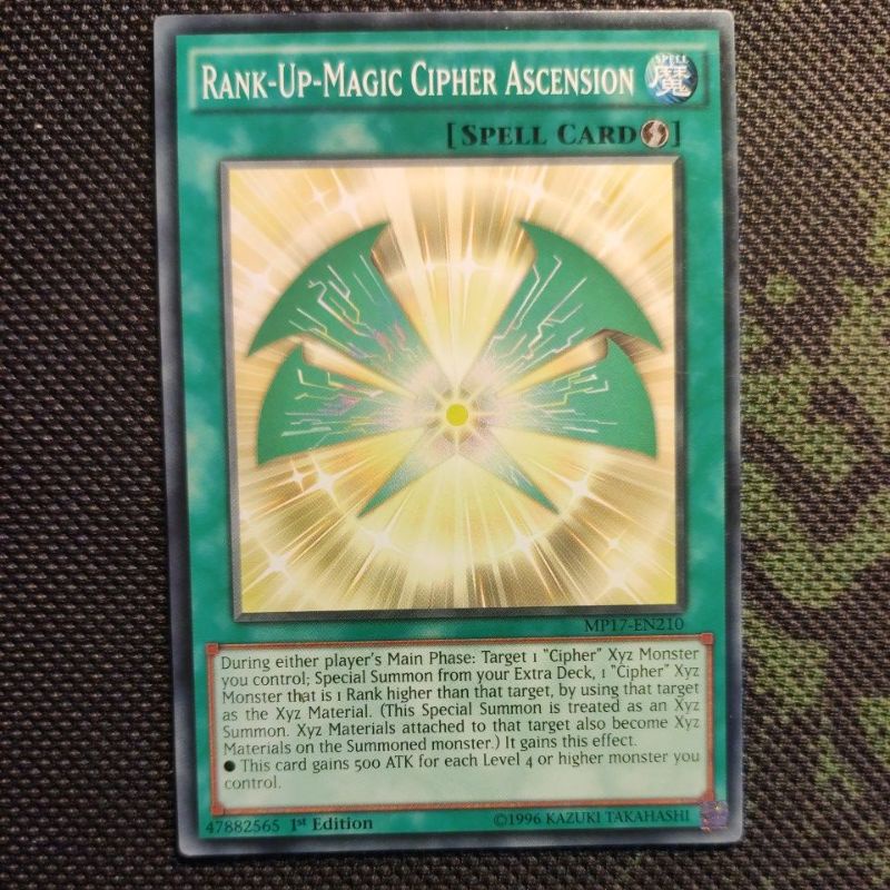 Thẻ bài Yugioh: Rank-up Magic Cypher Ascension - MP17-EN210