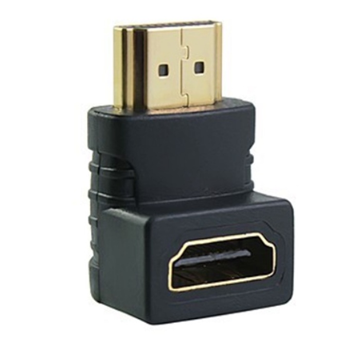 Đầu Nối HDMI Vuông Góc 90 Độ Đực Cái