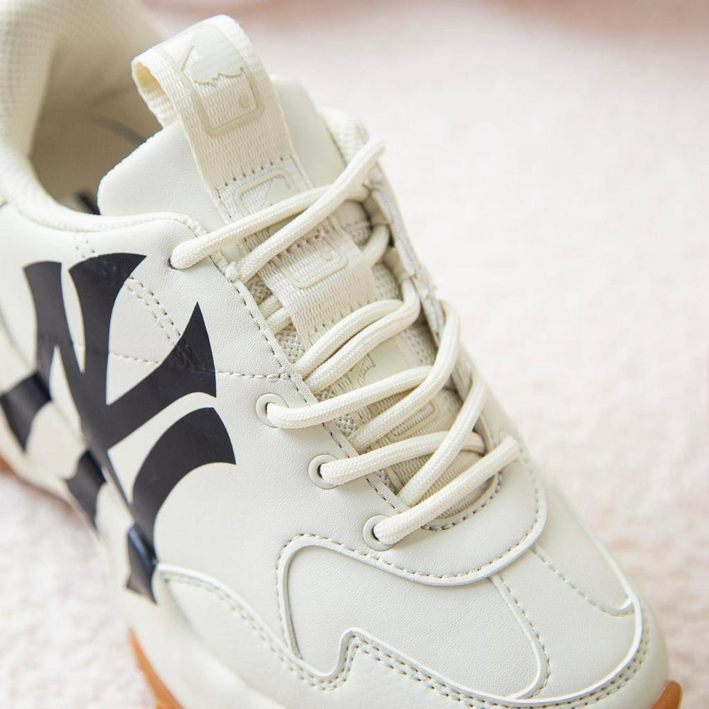 Giày MLB bigball chunky NY  đế gum chính hãng , giày thể thao độn đế new york yankees đế nâu