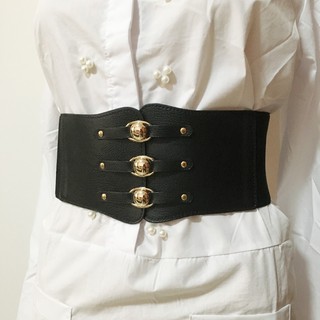 Đai váy Belt chun co giãn da bản siêu to 10.5cm THÍT 3 CÚC
