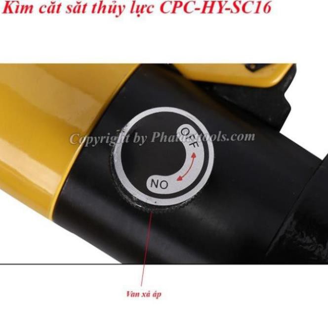 Kìm cắt sắt thủy lực CPC-HY 16-Khả năng cắt sắt tròn 16mm-Hàng chính hãng