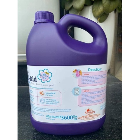 Nước giặt dnee chính hãng cho bé can 3600ml (KHOSKHOSI)