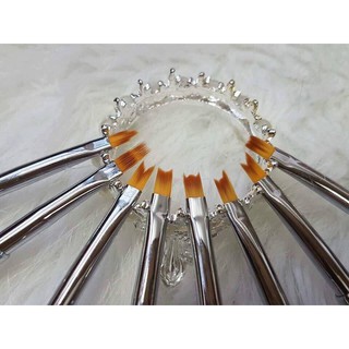 Bộ Cọ Fen Đầu Móng Cán Đá (8 cây)