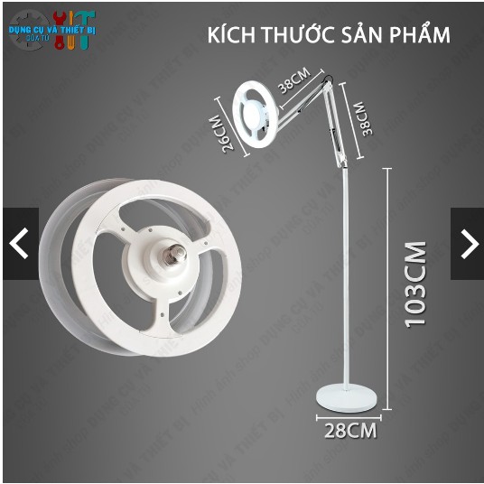 Đèn LED Cao Cấp Siêu Sáng Dành Cho Các Spa Và Phun Xăm, Thay Bóng Được - D2 - Trắng