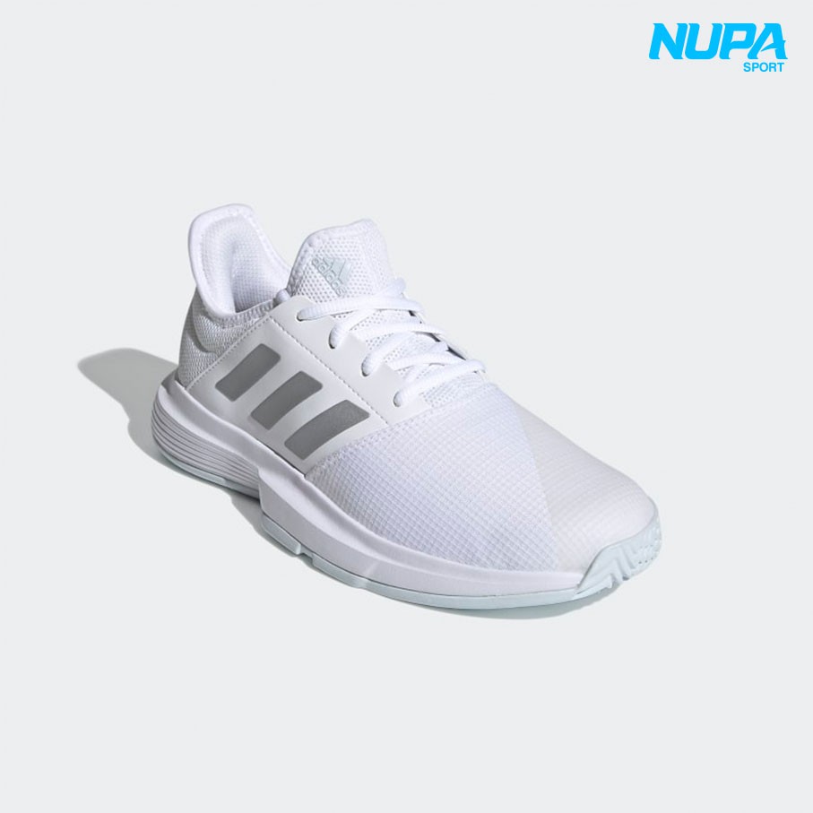 [GIÀY TENNIS ADIDAS] Giày Tennis Adidas Game Court W Cloud White / Silver Metallic / Halo Blue | NUPASPORT