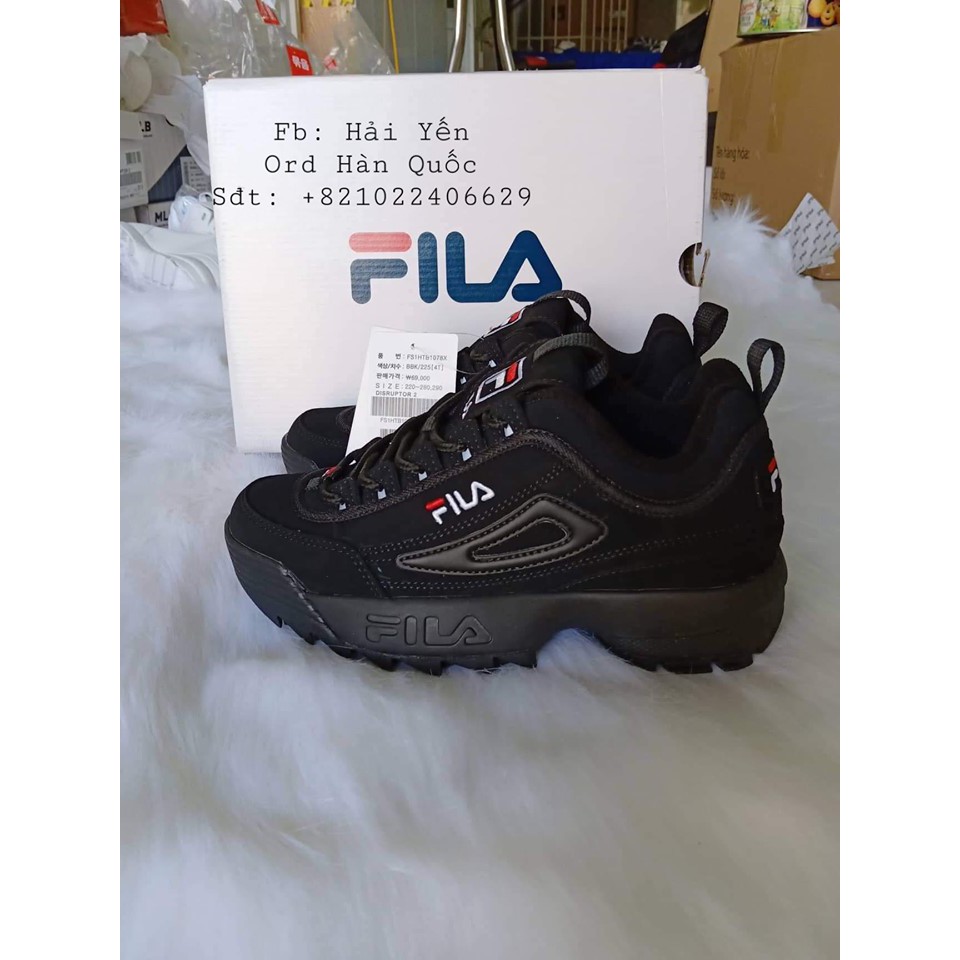 Giày FILA DISRUPTOR HÀNG XÁCH TAY HÀN QUỐC ( đủ các mẫu )