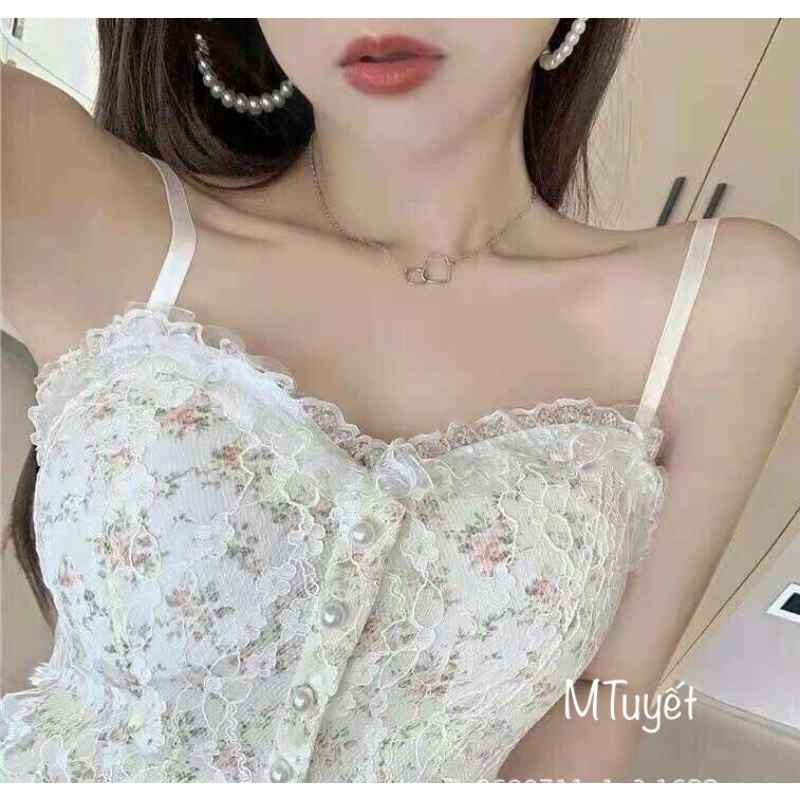 Áo 2 dây ren hàng QC