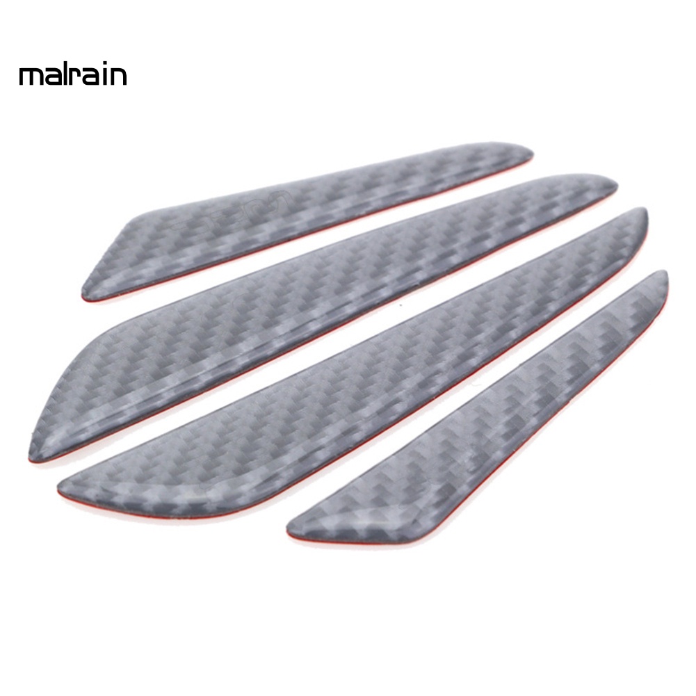 Set 4 dải dán bảo vệ viền cửa xe hơi chống trầy tiện dụng