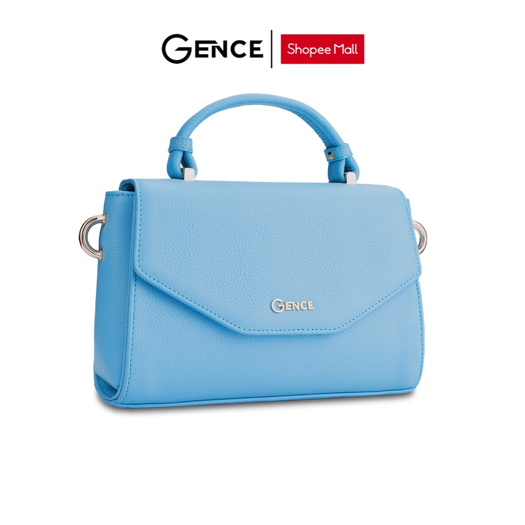 Túi xách tay nữ Gence cao cấp TX06 xanh blue