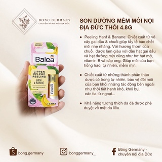 [NỘI ĐỊA ĐỨC] Son dưỡng mỗi Balea - Thỏi 4,8g