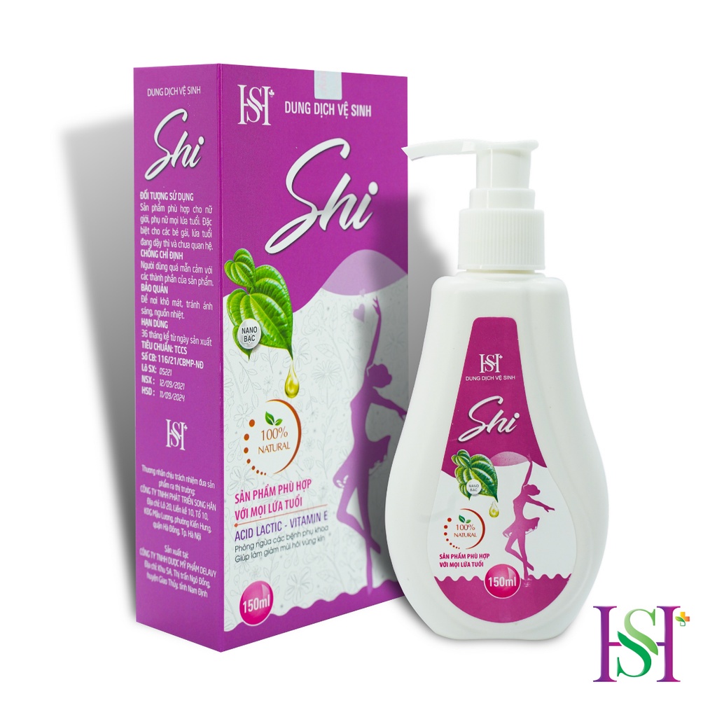 Dung Dịch Vệ Sinh Phụ Nữ SHI HS+ (150ml)