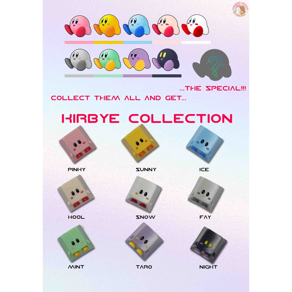 Nút bàn phím cơ Kirbye Night