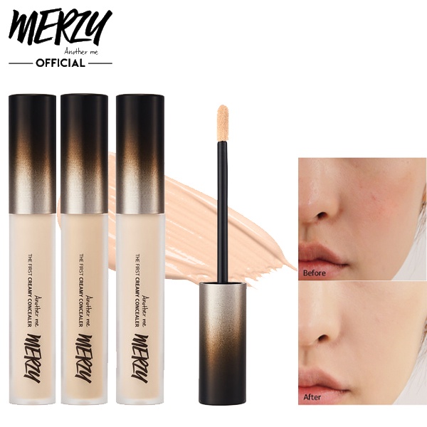 KEM CHE KHUYẾT ĐIỂM MERZY THE FIRST CREAMY CONCEALER 5.6G CHÍNH HÃNG - 9909