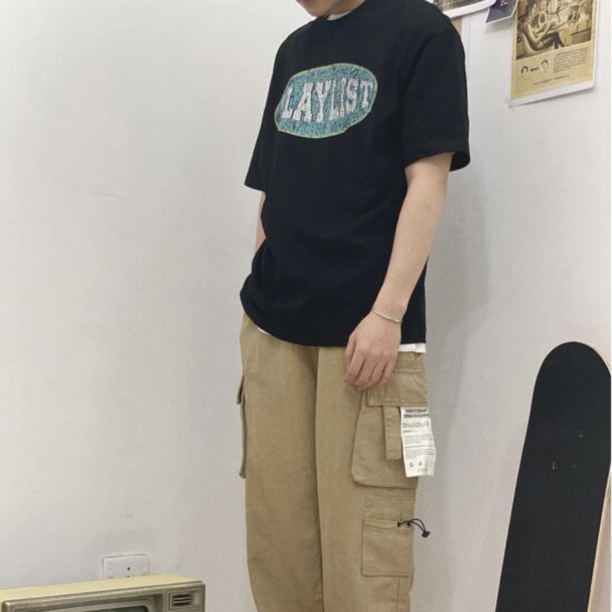 [Ảnh thật] Áo thun PLAYLIST cotton dáng rộng 137 | BigBuy360 - bigbuy360.vn
