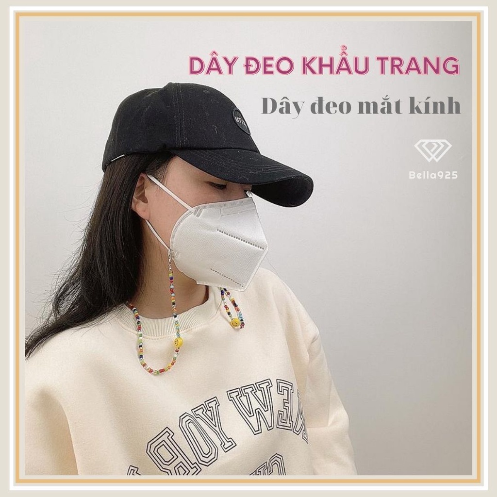Dây đeo khẩu trang Bella925 dây đeo mắt kính phong cách Hàn quốc chống rơi vỡ