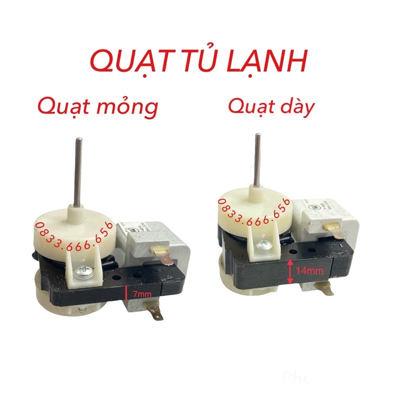 [Mã ELHA22 giảm 5% đơn 300K] Động cơ quạt tủ lạnh đa năng - Quạt tủ lạnh - quạt tản nhiệt tủ lạnh