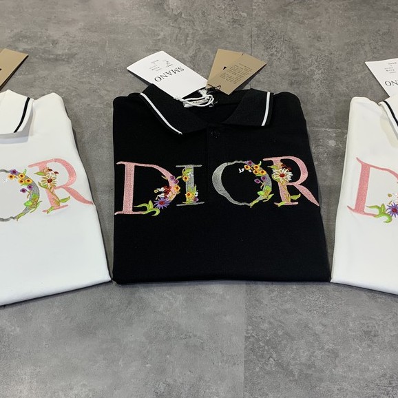 Áo Thun Nam Cổ Dệt, Áo Phông Polo In Chữ Cách Điệu Độc Lạ Chất Thun Cá Sấu Thoáng Khí - AC82 - Xuongmaytrungkien | BigBuy360 - bigbuy360.vn