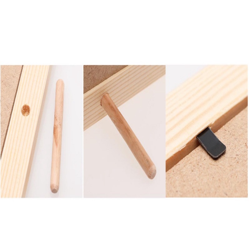 Daiso Khung ảnh gỗ màu tự nhiên size 3R