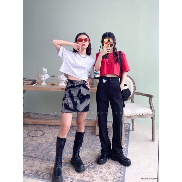 Áo thun nữ, áo phông croptop basic ss01 Jealous product 5750