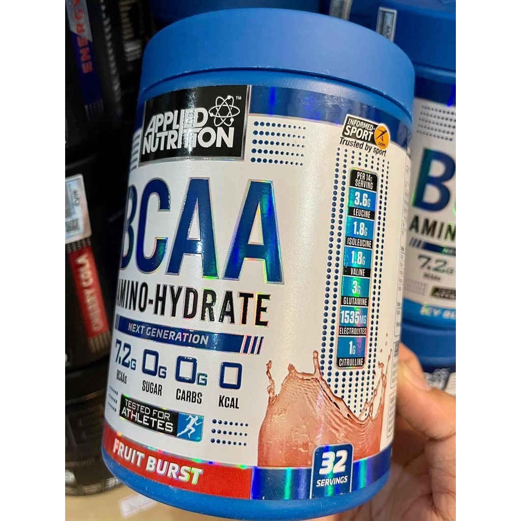 BCAA - Applied Nutrition Amino Hydrate 32 Lần - Hỗ Trợ Tăng Cơ Tăng Sức Bền Bổ sung điện giải Chống Dị Hóa Cơ Bắp Bcaas