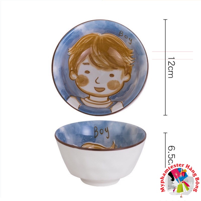 Bộ bát gia đình 4 món xinh xắn