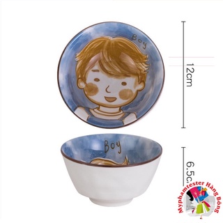 Bộ bát gia đình 4 món xinh xắn