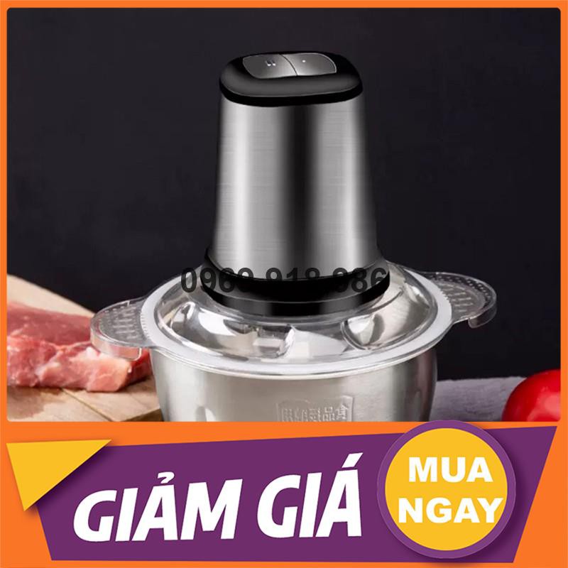 🍁 Máy Xay Thịt Cá Rau Củ Hoa Quả Gia Đình Cối Inox 4 Lưỡi Đa Năng Đẹp Giá Gốc Sỉ Rẻ 🍕 Tổng Kho Gia Dụng An Giang🍕