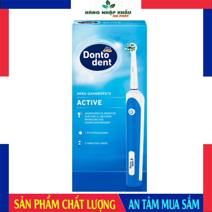 Bàn Chải Đánh Răng Điện Dontodent Active (xanh dương)