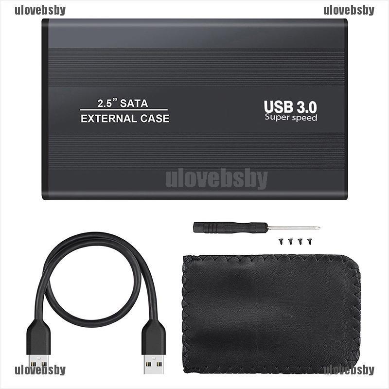 【ulovebsby】USB 3.0 SATA 2.5" Inch Hard Drive External Enclosure HDD Mobile Dis