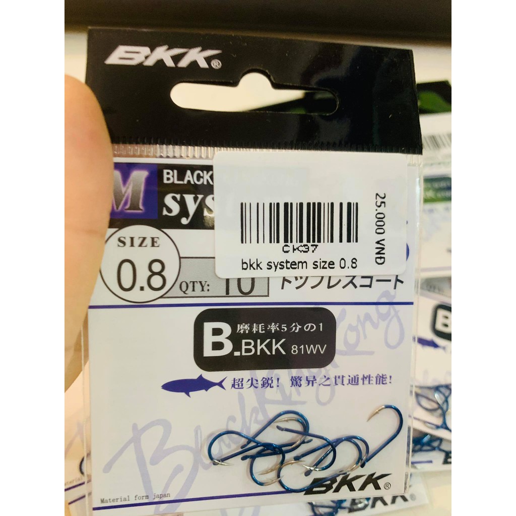 Lưỡi bkk systeam #0.8, LƯỠI CÓ NGẠNH MÀU XANH PHỦ TITAN