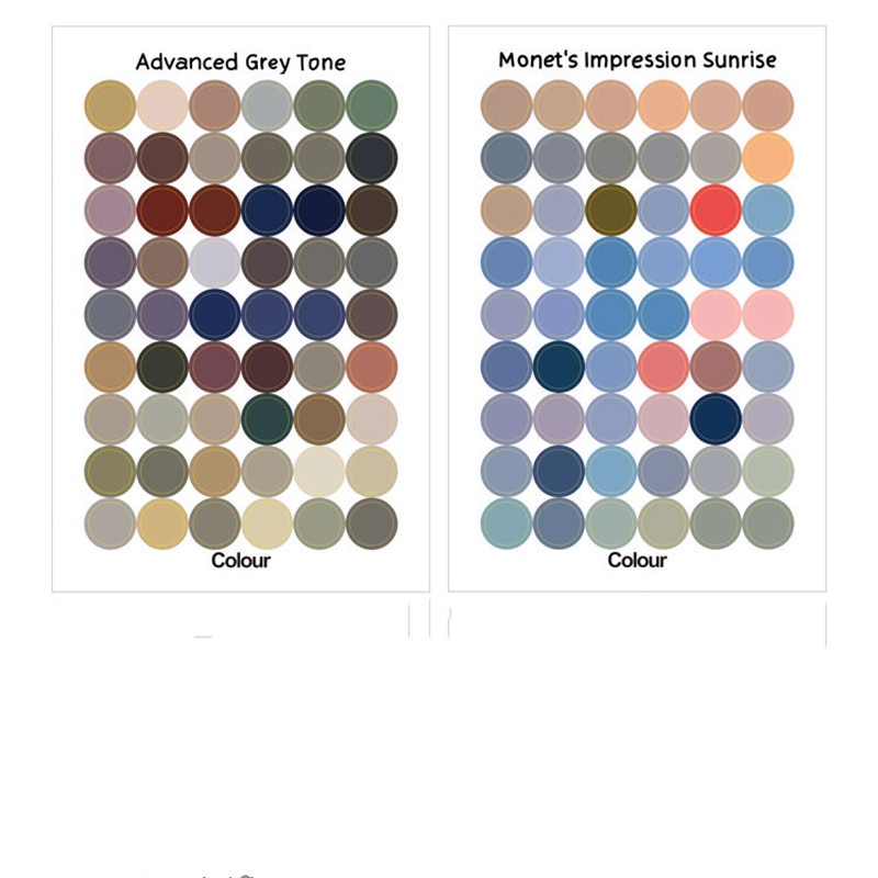 Miếng dán Ruixiang nhiều màu sắc dễ thương dùng trang trí sổ tay/nhật ký diy