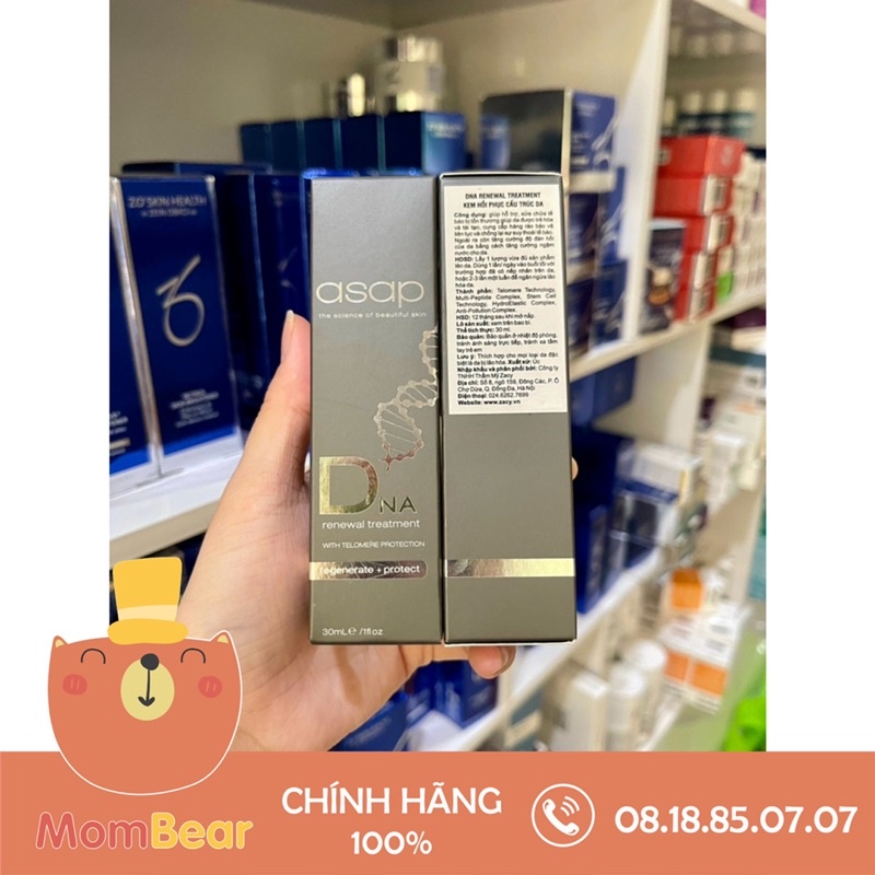 Kem Dưỡng Và Phục Hồi Cấu Trúc Da Asap Dna Renewal Treatment With Telomere Protection Ngừa Lão Hóa 30ml