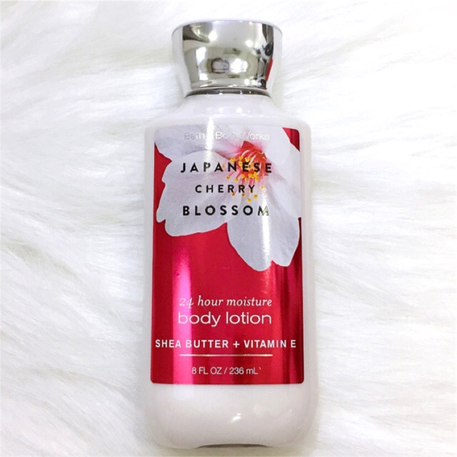 [AUTH-SẴN] SỮA DƯỠNG THỂ BATH & BODY WORKS  JAPANESE CHERRY BLOSSOM 236ML