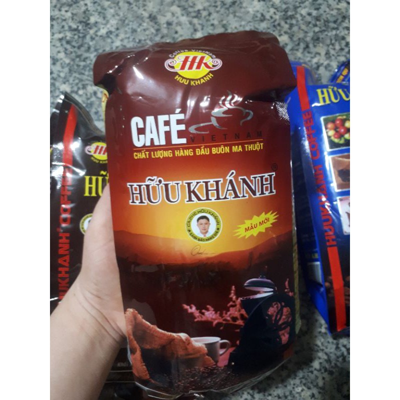Cà Phê Hữu Khánh Loại Vàng thơm ngon 500g mẩu mới