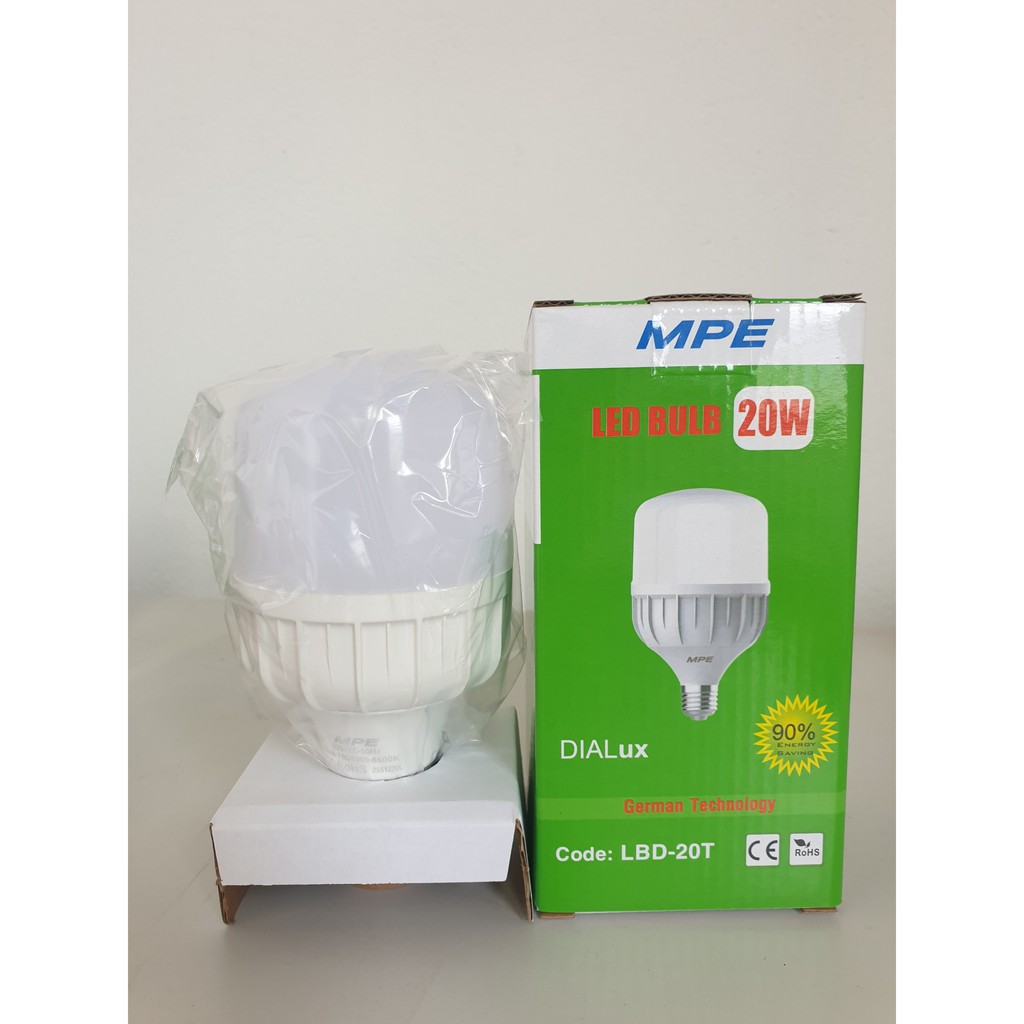 Đèn Led Bulb LBD- 9W MPE, 12W, 20W, 30W, 40W, Đèn bulb, đèn tròn, bóng đèn led tròn