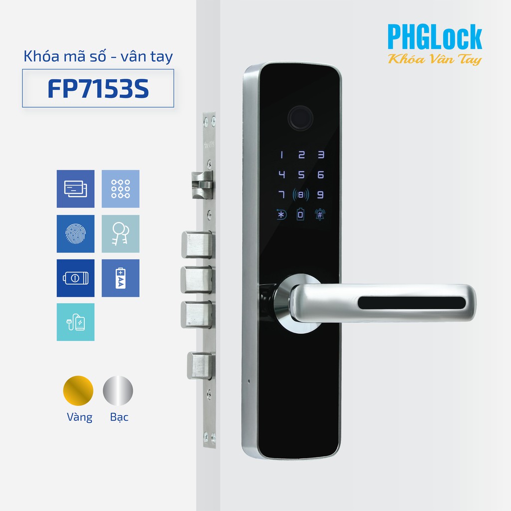 PHGLock™ - Khóa Mã Số - Vân Tay FP7153 | Shopee Việt Nam