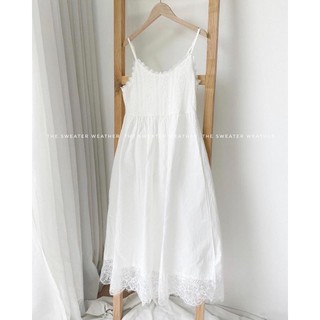 váy 2 dây trắng zara