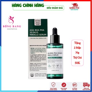 [Chính Hãng Hàn Quốc] Serum - Tinh chất trị mụn dưỡng da dưỡng ẩm Some By Mi AHA-BHA-PHA 30 Days Miracle Serum