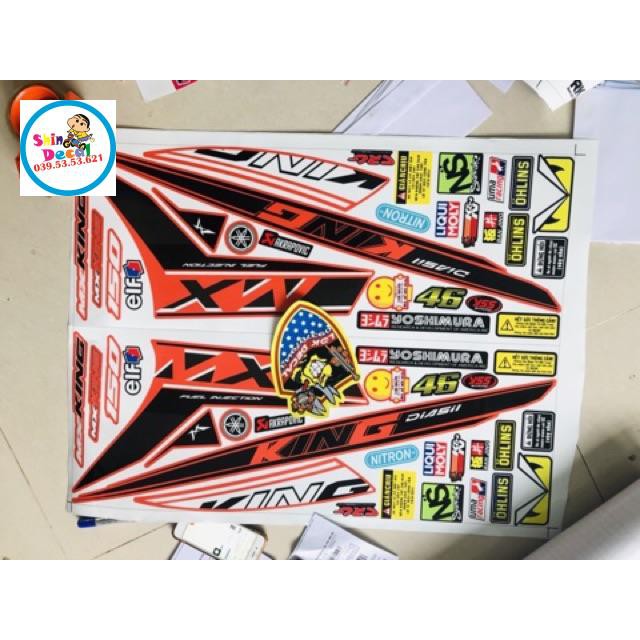 Tem rời ex 150 mx king 3 lớp chống nước ko bay màu