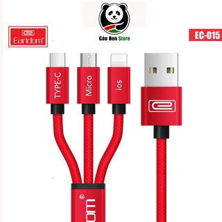 Cáp sạc dù đa năng 3in1 earldom imc-015