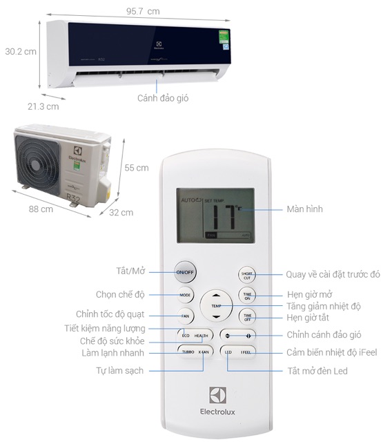 Máy lạnh Electrolux Inverter 2.0 HP ESV18CRO-C1 (Miễn phí giao tại HCM-ngoài tỉnh liên hệ shop)