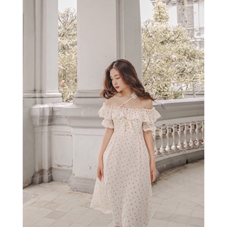 🦋 VÁY THIẾT KẾ HOA HỒNG NHÍ