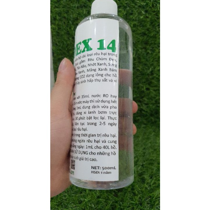 CIDEX 14 (Chai 500 ml) THUYSINHAZ Chế phẩm diệt rêu hại cho hồ thủy sinh
