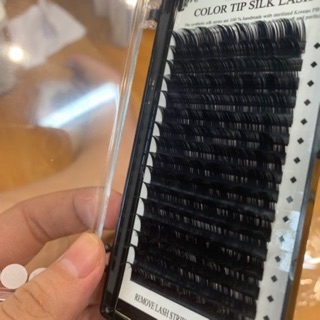 Mi hoa hồng đen hiệu color tip silk lash mix số
