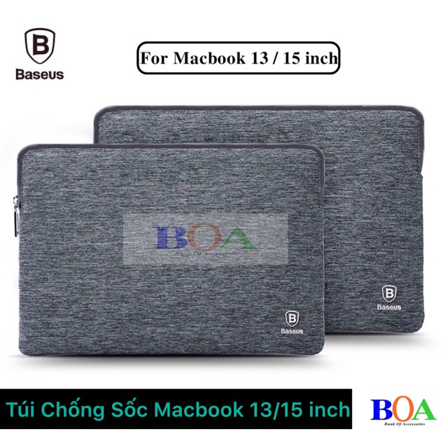 Túi chống thấm , chống sốc cho Macbook Air , Pro 13 – 15 inch , Laptop chính hãng Baseus Laptop Sleeve Bag cao cấp